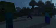 A leader zombie spawns with an added 50%-70% chance of spawning reinforcements (Image via Minecraft)